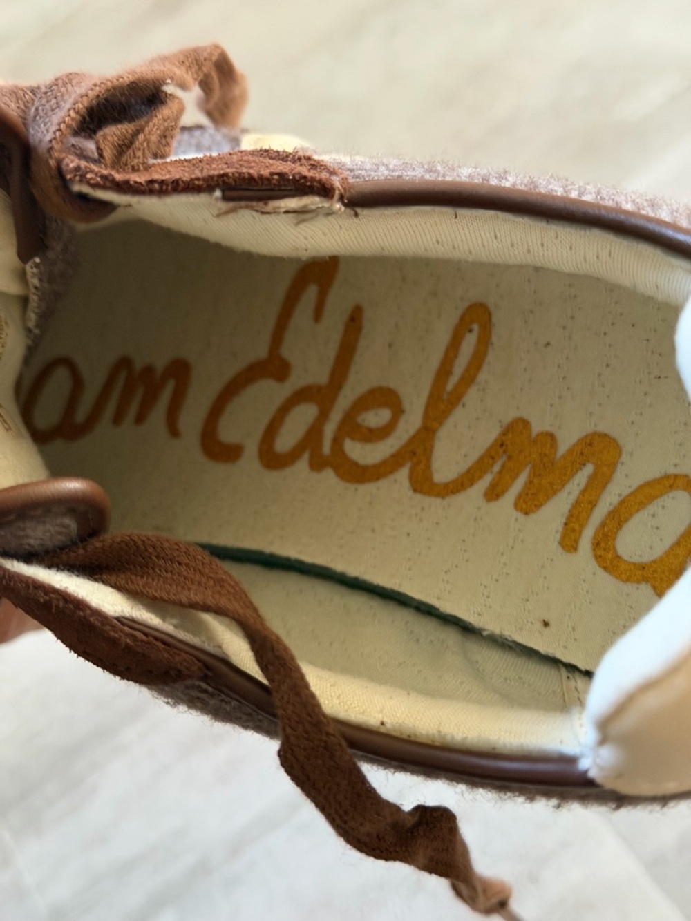 Sam Edelman Tweed Sneakers – Brown/Beige 9.5 - Picture 8 of 8
